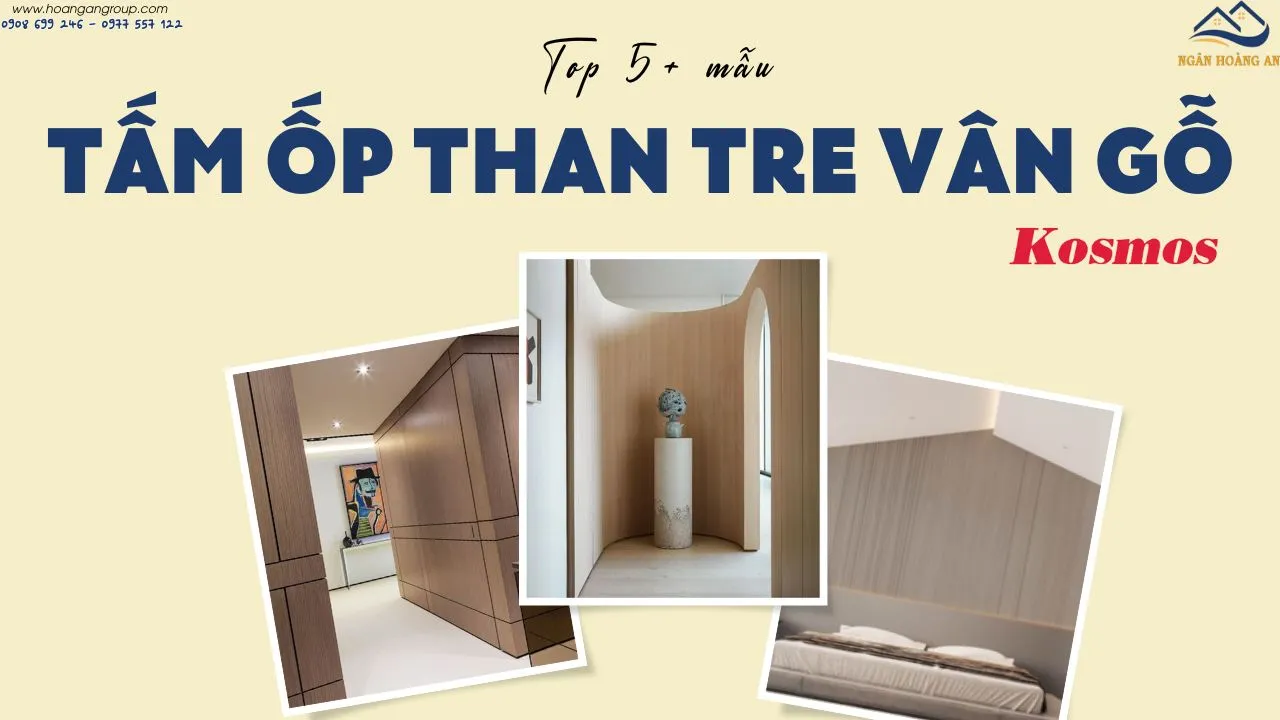 Top 5+ Mẫu Tấm Ốp Đa Năng Sợi Than Tre Kosmos Vân Gỗ Đẹp Nhất